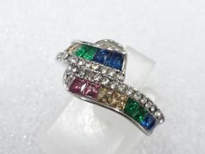 色石　指輪(11号)